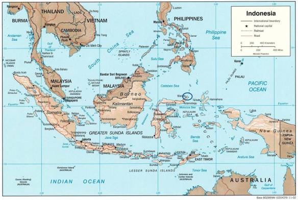 Carte-indonésie